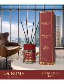 Odorizant camera cu bete La Roma Niche LR 13 – Rose Musk 120ml
